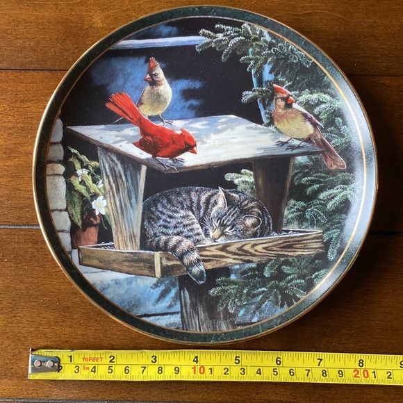 Bradford Exchange Cat Lovers "Cat Nap" Collector's 8 Inch Plate - Picture 3 of 4